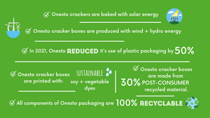 Onesto is commited to doing their part to take care of our prescious earth. They take part in eco-minded, sustainable practices.