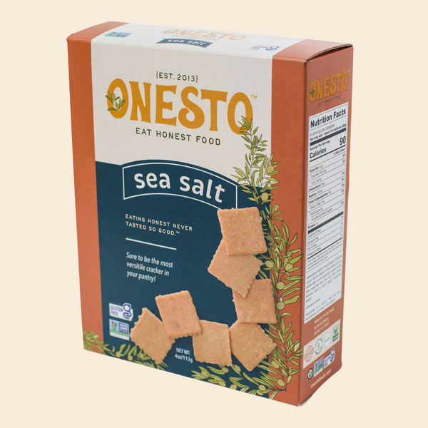 Onesto Gluten-Free Sea Salt Crackers