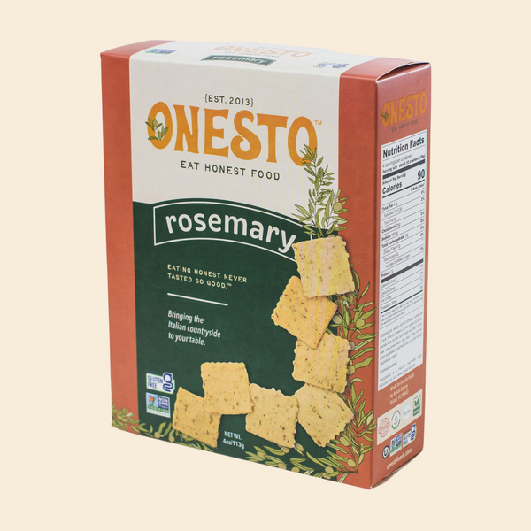 Onesto Gluten-Free Rosemary Crackers