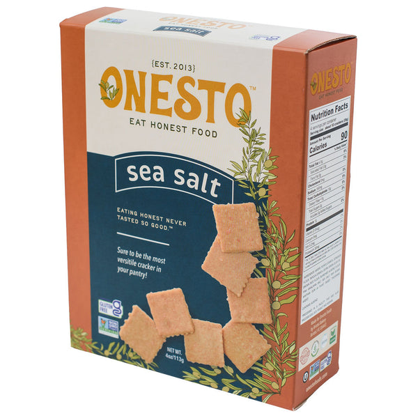 Onesto Gluten-Free Sea Salt Crackers