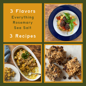 3 Flavors, 3 Recipes