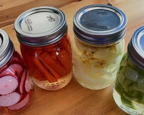 so many veggies: pickle 'em