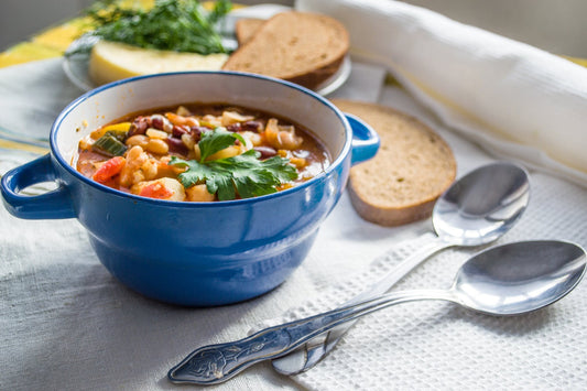 warm up and slow down: Minestrone soup