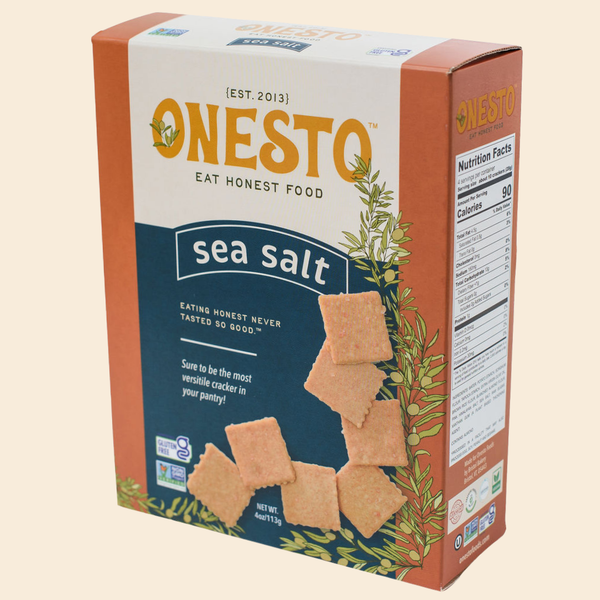 Onesto Gluten-Free Sea Salt Crackers