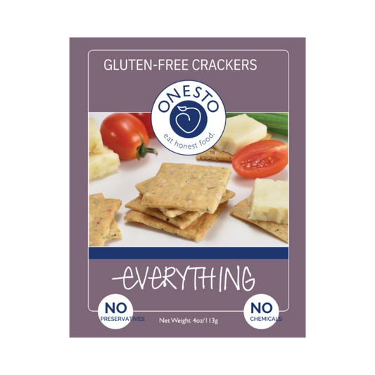 Onesto Gluten-Free Everything Crackers