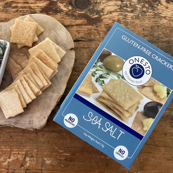 Onesto Gluten-Free Sea Salt Crackers