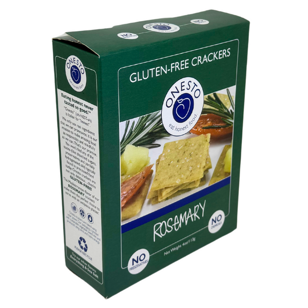 Onesto Gluten-Free Rosemary Crackers