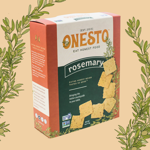 Onesto Gluten-Free Rosemary Crackers