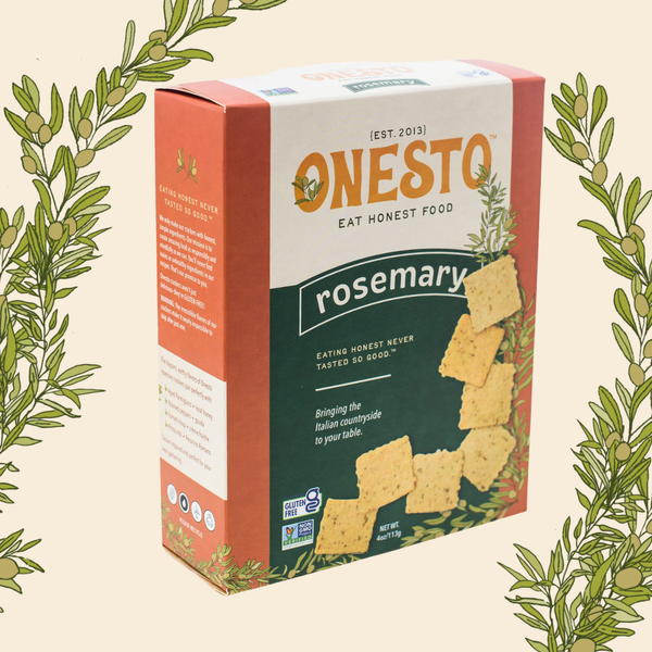 Onesto Gluten-Free Rosemary Crackers