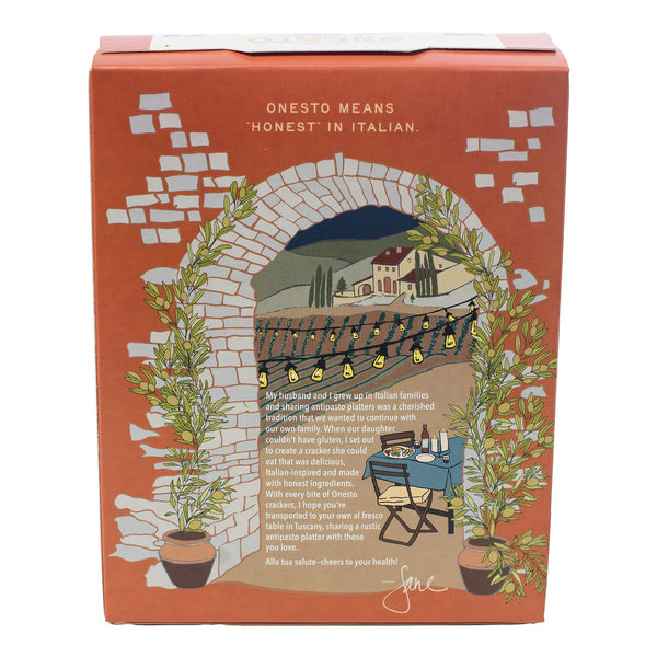Onesto Gluten-Free Sea Salt Crackers