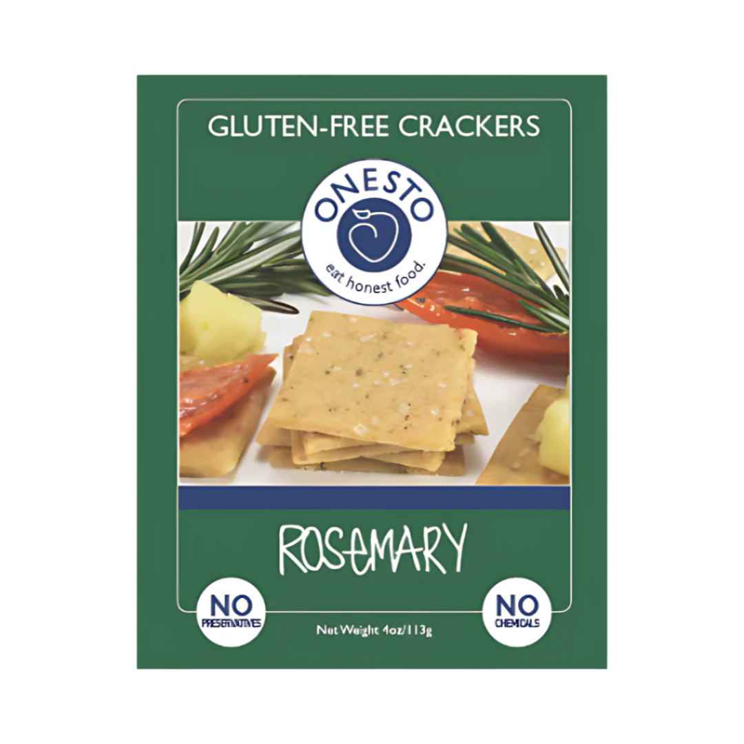 Onesto Gluten-Free Rosemary Crackers