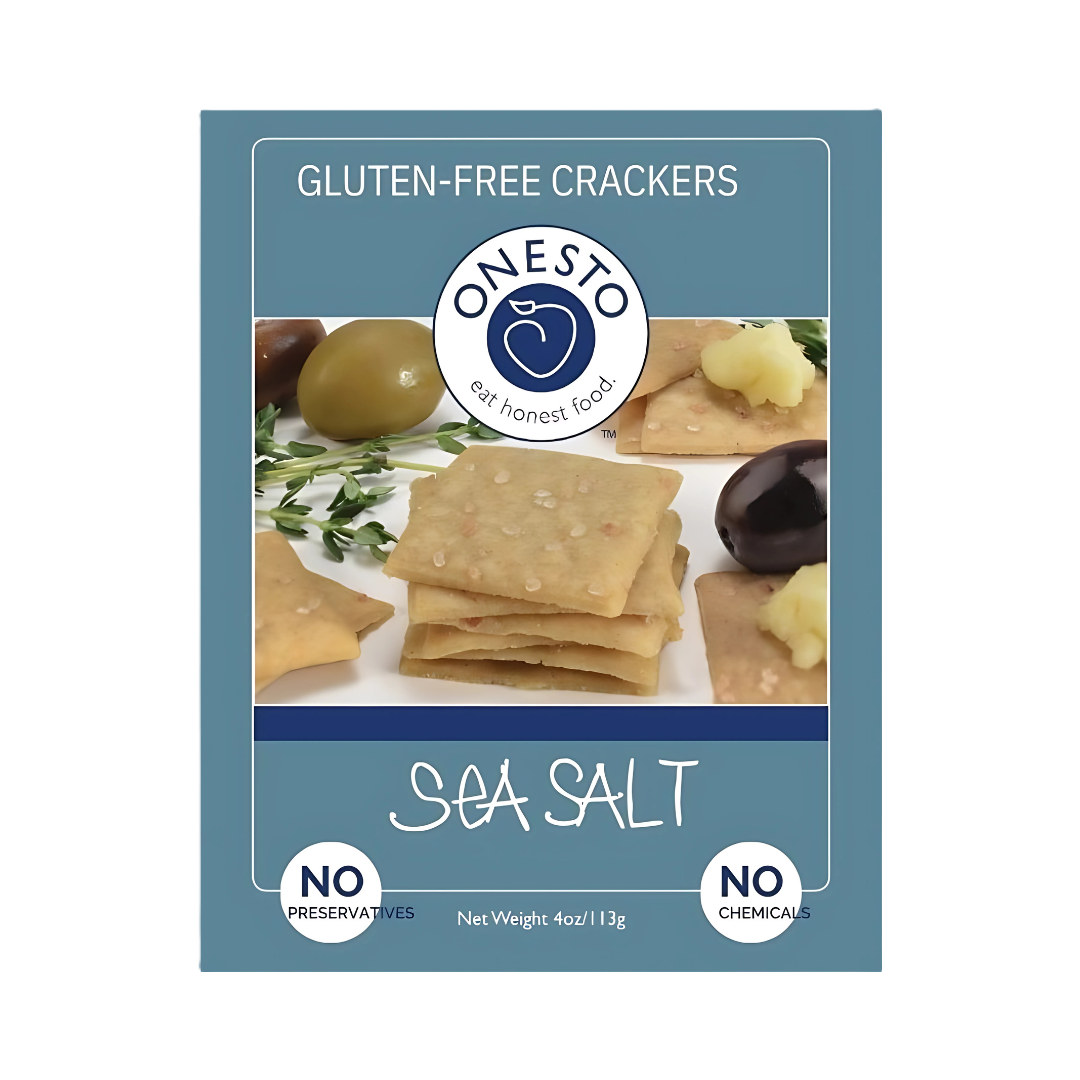 Wholesale Onesto Gluten-Free Sea Salt Crackers