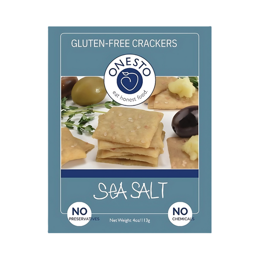 Onesto Gluten-Free Sea Salt Crackers